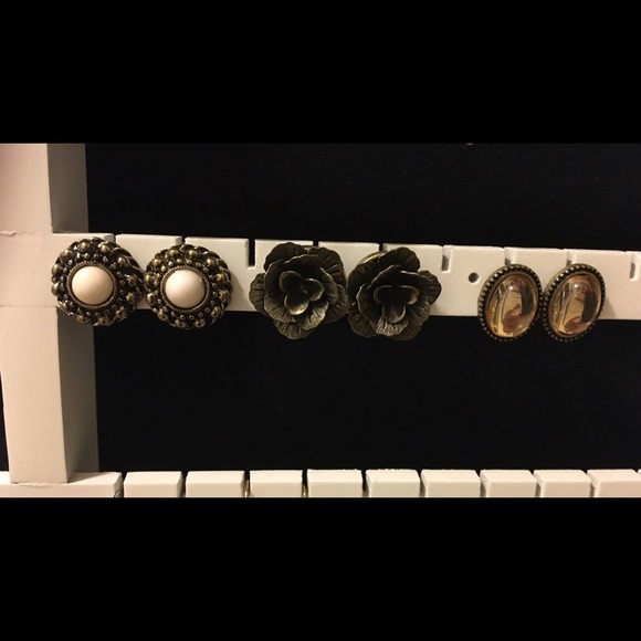 Bronze Earring Set (3)