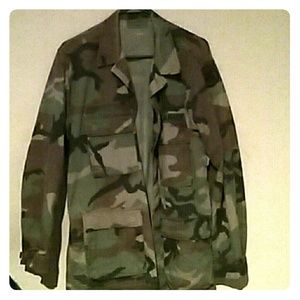 Authentic army fatigue jacket