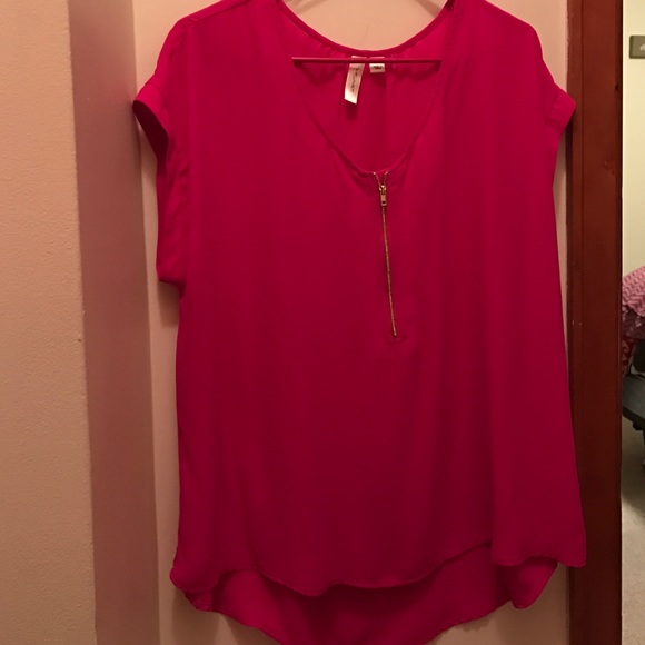 Pink Chiffon Tunic