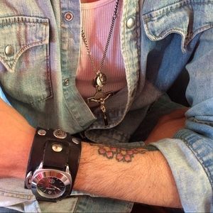 vintage watch cuffs and watch face