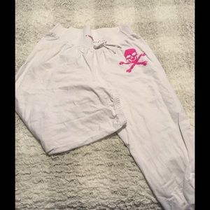 Skull Capri Sweat Pants sz 1X
