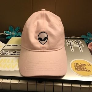 Pink Alien Baseball Hat