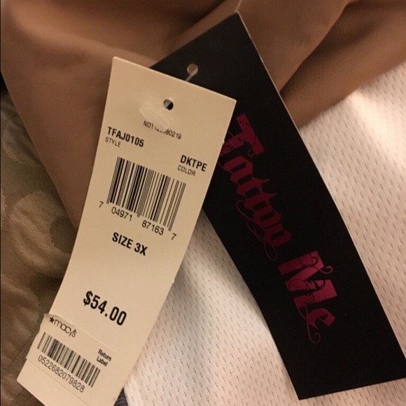 Tan Blazer with Striped Black - Picture 3 of 3