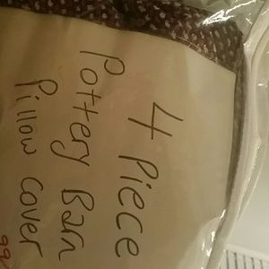 Couch pillow cover Burgendy with cream color