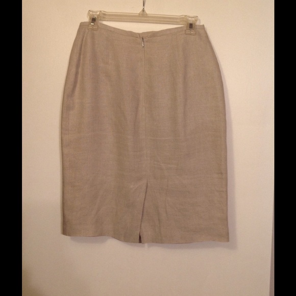 ⚡️$8⚡️LINEN PENCIL SKIRT - Picture 2 of 3