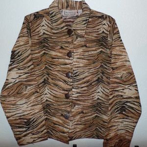 Tiger print jacket