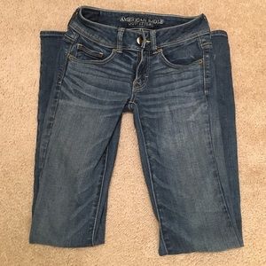 American Eagle super stretch boot kick jeans