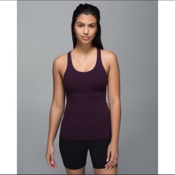Purple Cross back lululemon tank