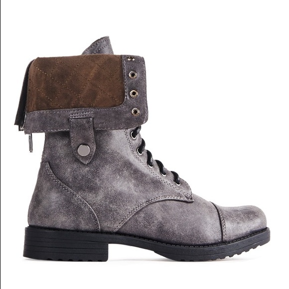 JustFab 'Briony' combat boot