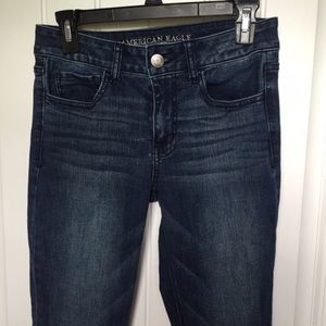 AEO hi-rise artist stretch jeans