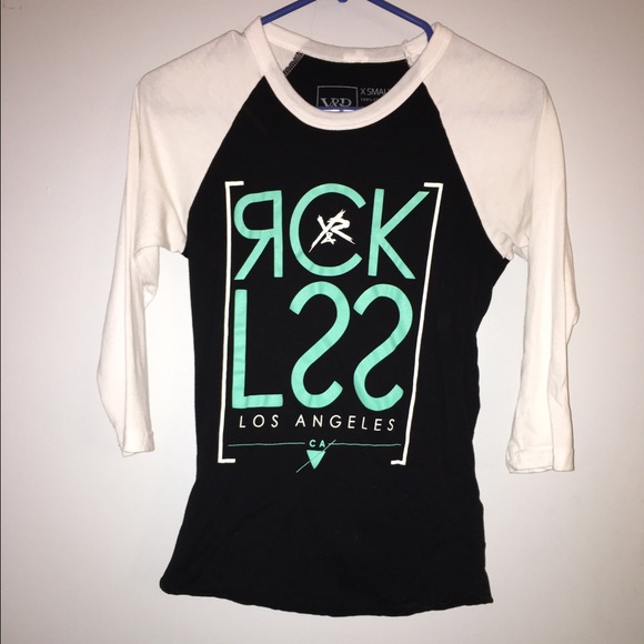 Young and reckless quarter sleeve tee