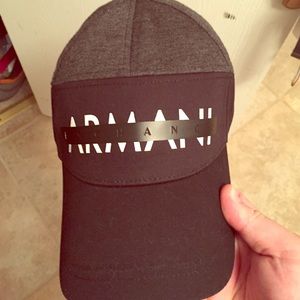Armani strap back hat