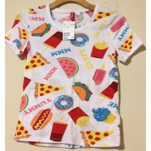 H&M Fast Food Graphic Tee
