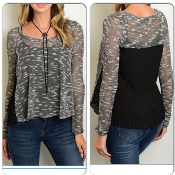 Tops - Long sleeve light knit Top