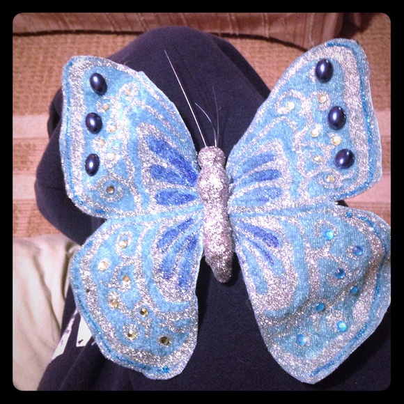 Hand made butterfly (jeweled)