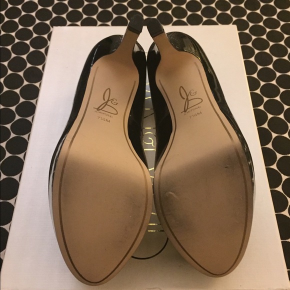 Joan & David Black Danicolette Platform Pumps 7.5 - Picture 4 of 4