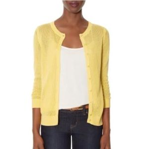 ❌SOLD❌🎉HP🎉yellow open stitch layering cardigan