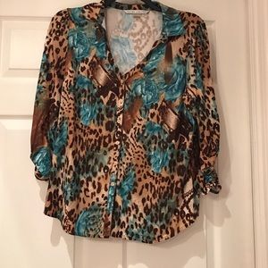 Peter Nygard button down top.