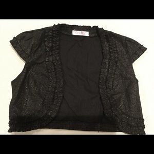 Junior Bolero Black and Gold