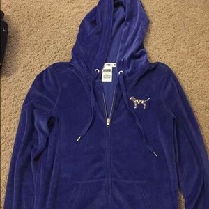 Blue/purple Victoria secret sweatshirt