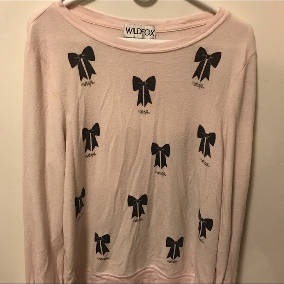Wildfox pink sweater top!