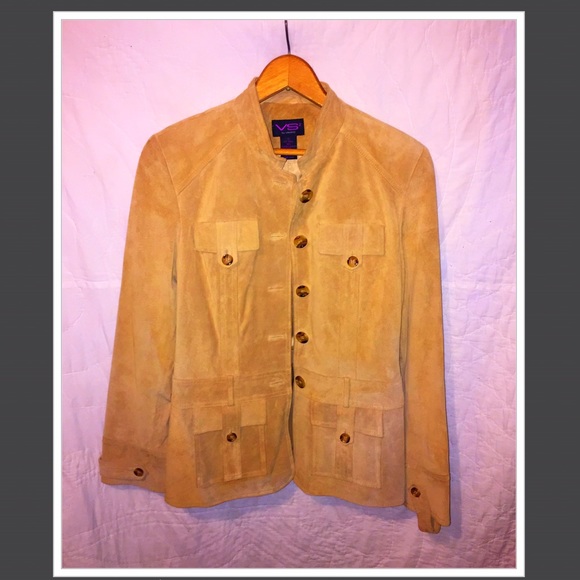 Vakka Women's Genuine Suede Jacket Sz 10