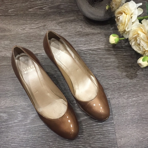 Stuart Weitzman Shoes - STUART WEITZMAN Muse Patent Leather Pumps, 6