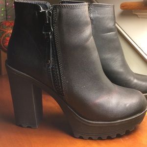 Platform ankle boots!