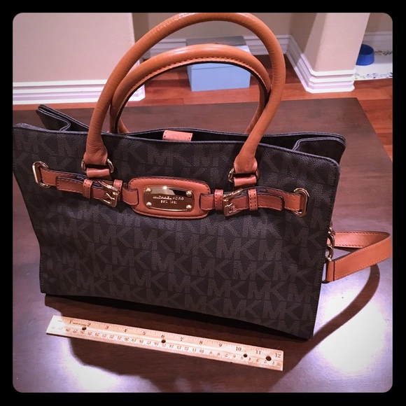 Michael Kors Hamilton Leather Large Satchel