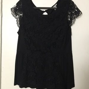 H&M Black Peplum