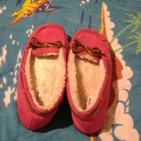 Pink Moccasins