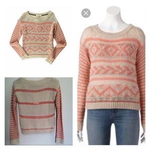 Rewind - Crochet Knit Pullover Sweater