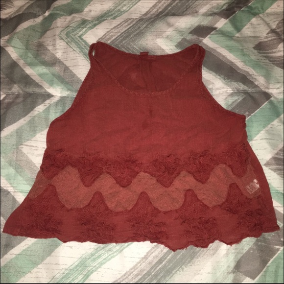 Melrose and Market Orange Tunic Top