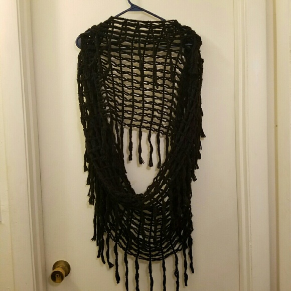 Big chunky knit scarf