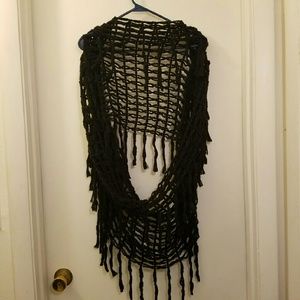 Big chunky knit scarf