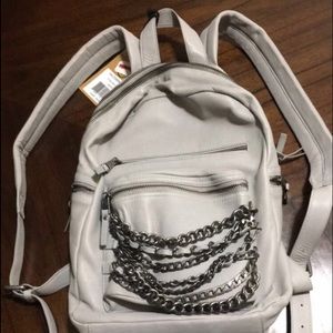 Ash genuine leather mini backpack