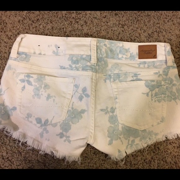 White AE jean short