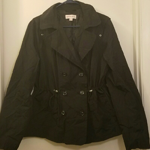 Black Peacoat/Rain Coat