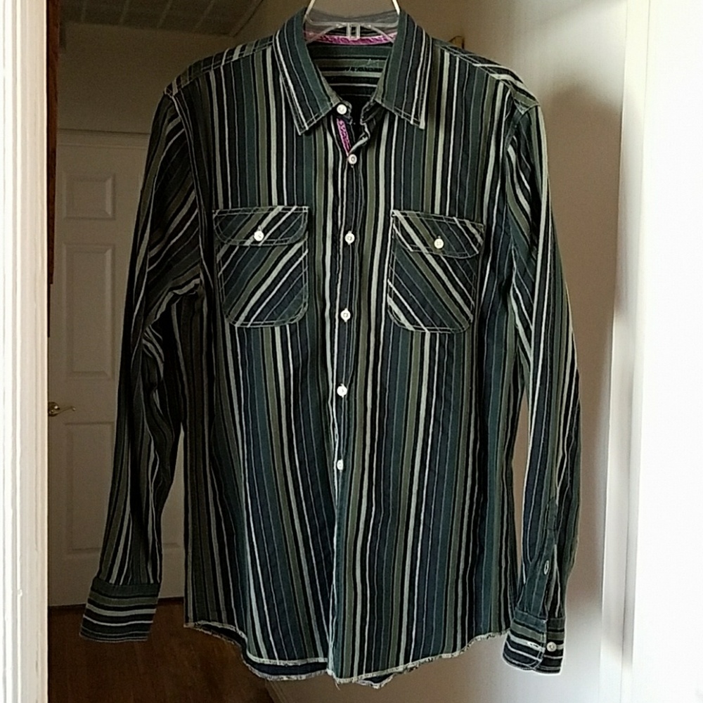 Arnold Zimmer Hollywood striped long sleeve shirt