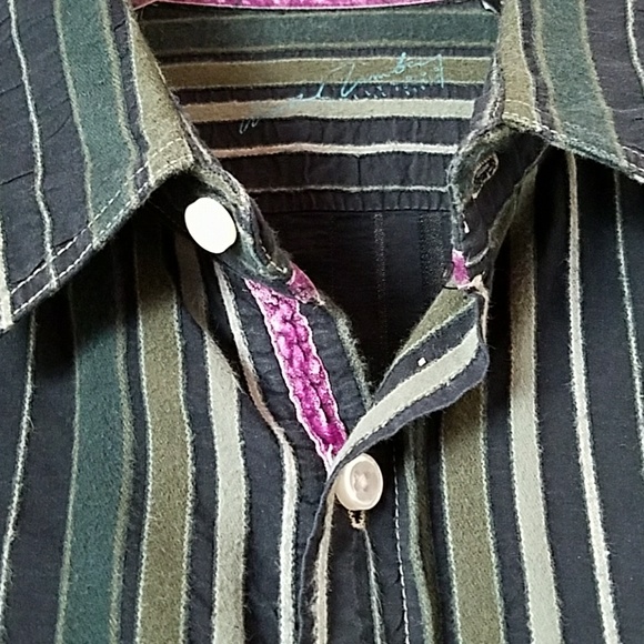 Arnold Zimmer Hollywood striped long sleeve shirt - Picture 2 of 4