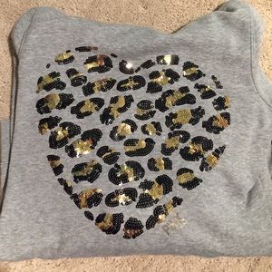 Super cute full zip VS cheetah hoodie