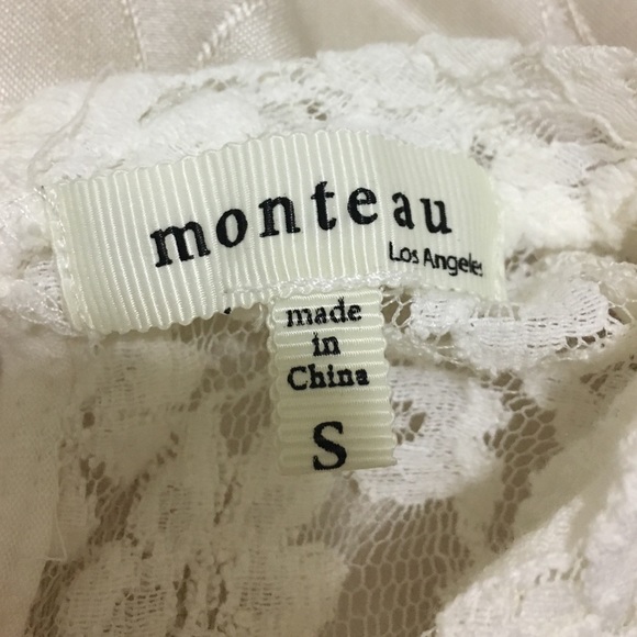 Thin Lacy White Top - Picture 4 of 4