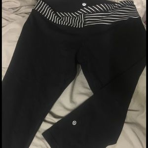 Lululemon reversible fitted crop leggings