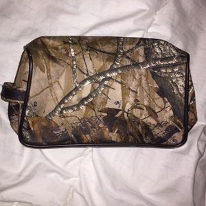 Camouflage make up cosmetics bag