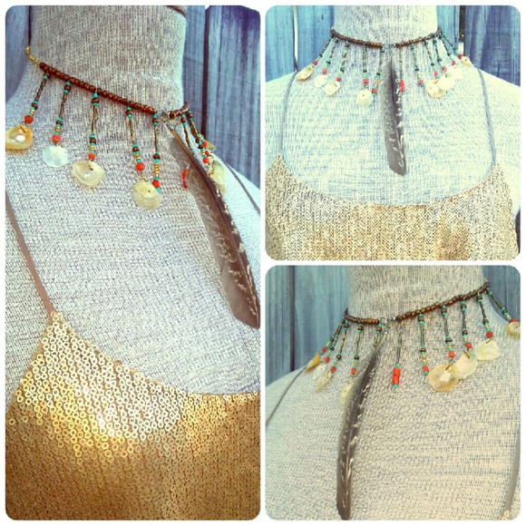 Lady Wolves & Sea Punks sea shell choker
