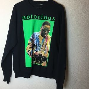 Forever 21 Men notorious BIG crewneck