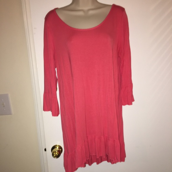 Coral tunic.