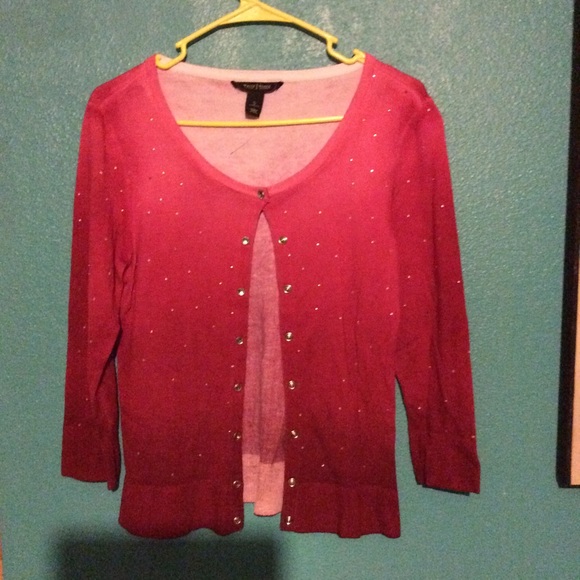 WHBM Pink Cardigan