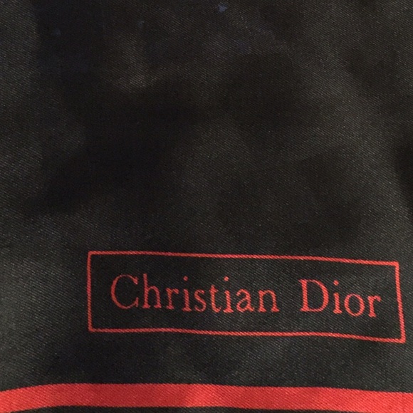 Christian Dior 100% silk scarf
