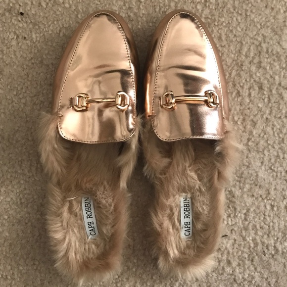 Metallic Slip-on Loafers